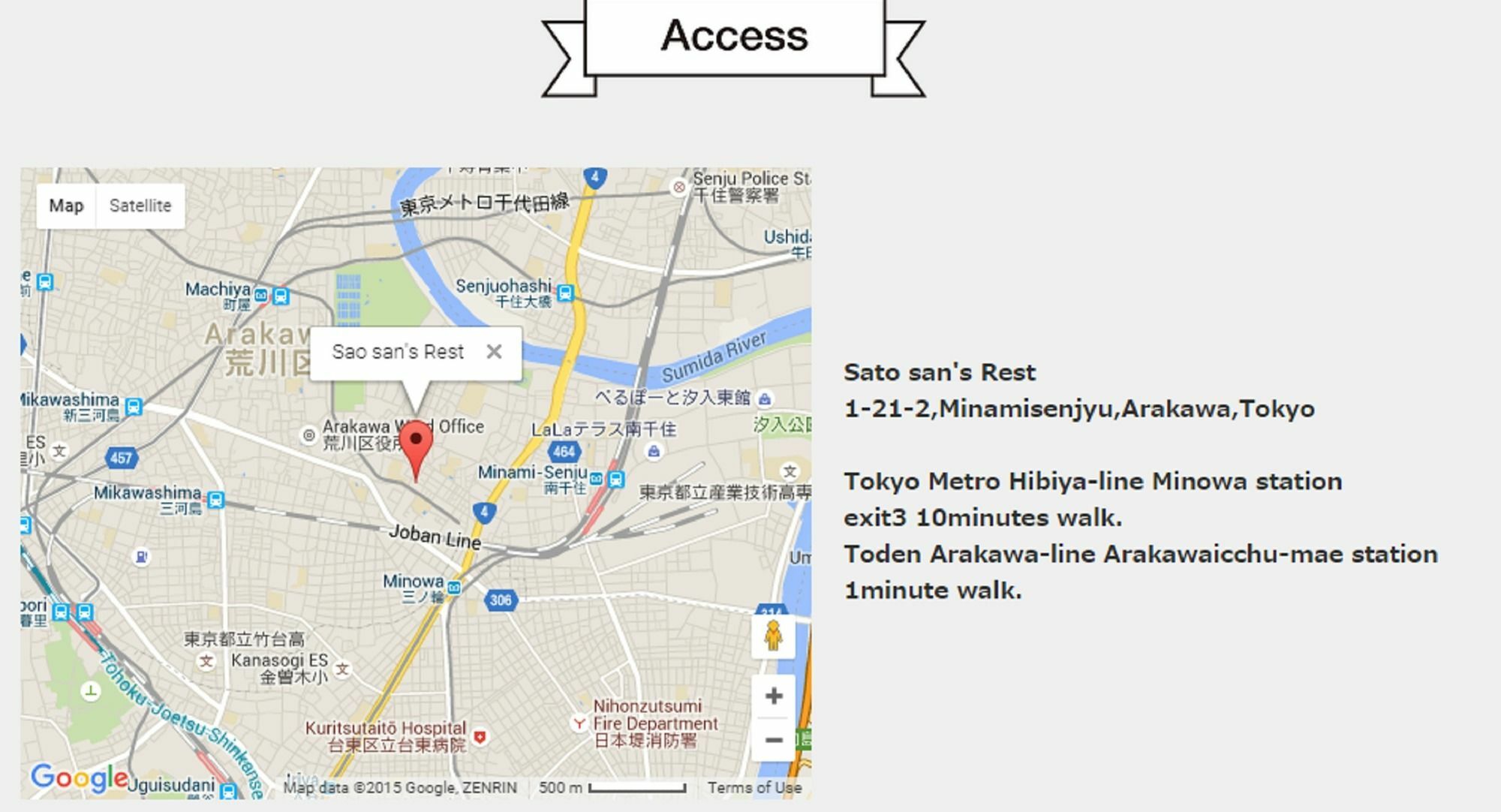 Sato-San'S Rest Hotel Tokyo Eksteriør billede